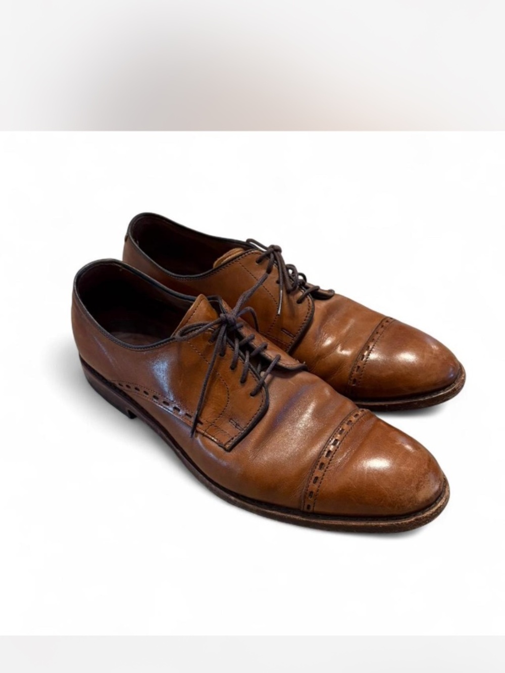 Allen Edmonds Madison Avenue Cap-Toe Oxford – Size 10.5 D – Walnut -Style 8604